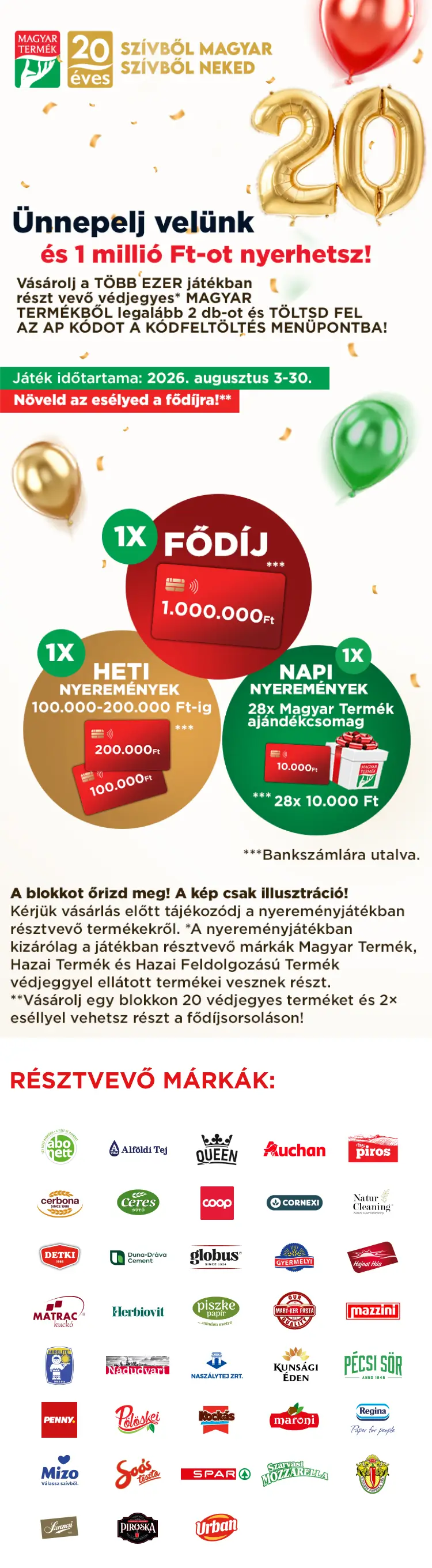 A promóció plakátképe.